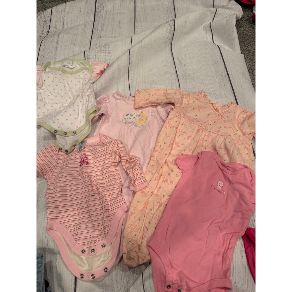 Lot of size 3-6 months 3 Onesies and 2 Sleepers/Rompers